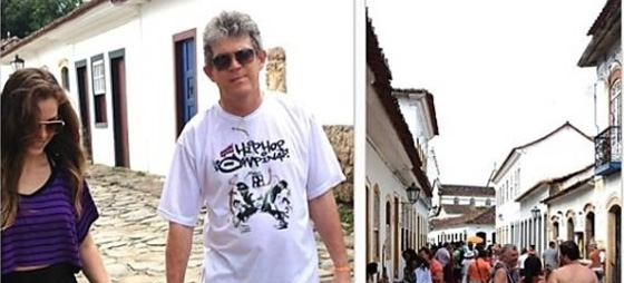 Ricardo e Pâmela em Paraty