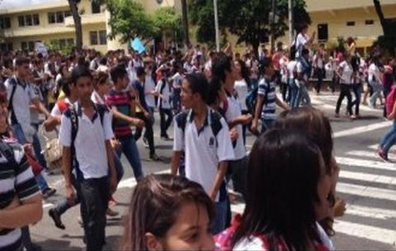 Colegio Liceu protesto dos alunos2