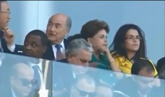 Dilma vaias na Copa