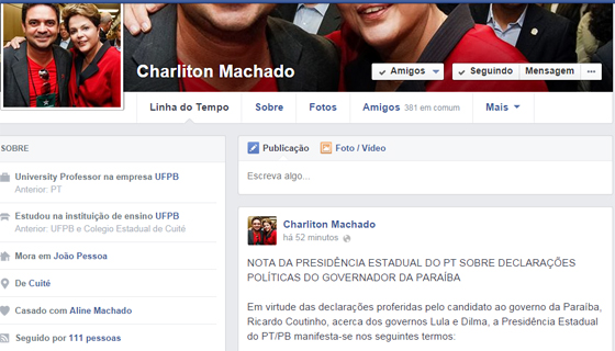 Charlinton nota contra rc