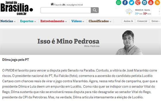 Mino Pedrosa pró Lucélio