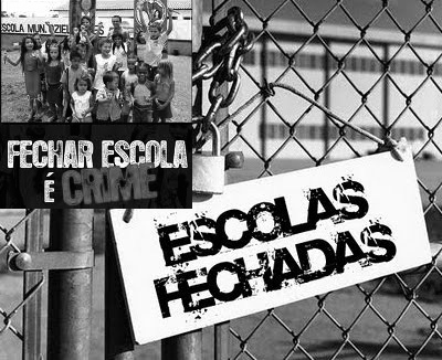 Escolas fechadas