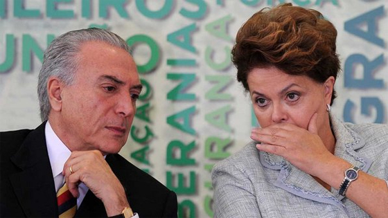 Michel Temer e Dilma