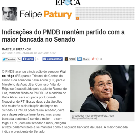 PMDB pós Vital no TCU