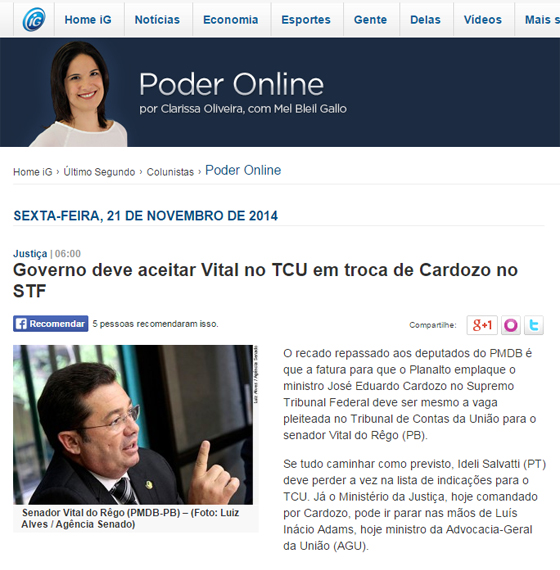 Poder Online Vital no TCU