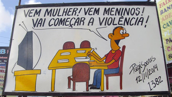 Régis charge violência