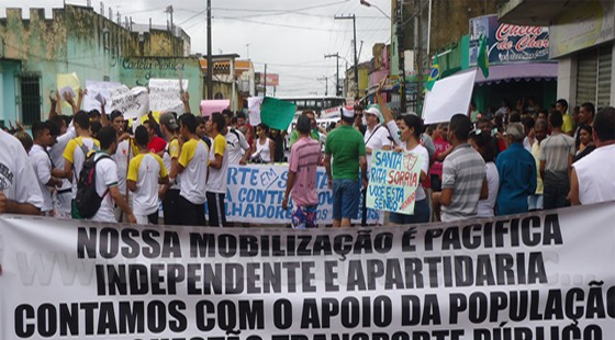 Santa Rita manifestação