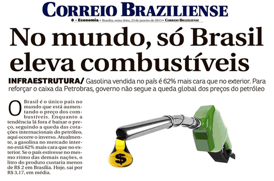 Combustiveis aumento correio braziliense