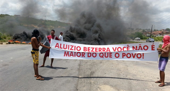 Santa Rita protesto contra Reginaldo