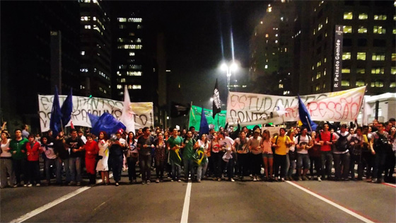 Protestos no brasil