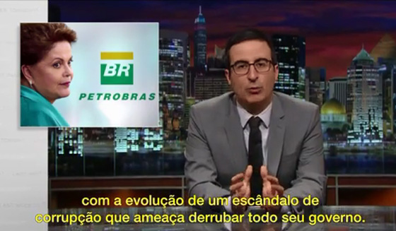 Video John Oliver crise no Brasil
