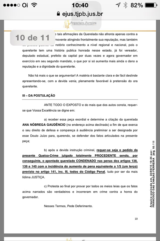 Ana Nobrega Gaudencio processada11