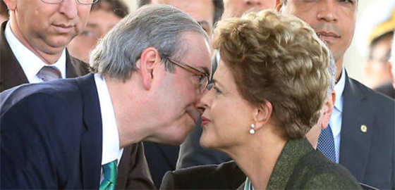 Dilma e Eduardo Cunha