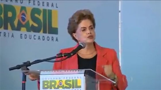 Dilma e Cássio no Jornal Nacional 7março2016
