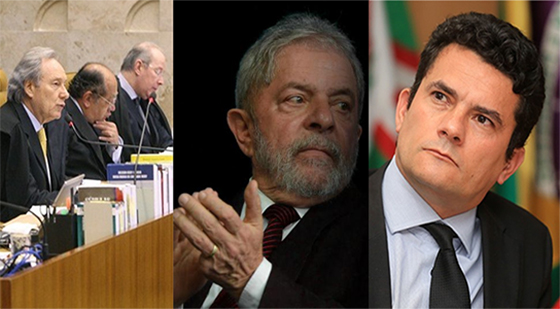 Lula entre o Supremo e Sérgio Moro