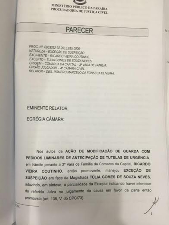 Caso Pamela procurador contra suspeição de Tulia 01 15abr2016