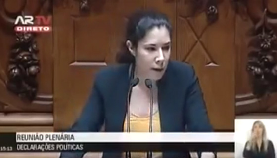Deputada portuguesa Joana Mortágua