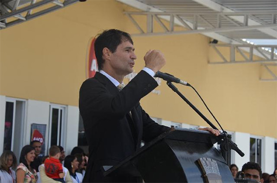 Romero na inauguração da AACD