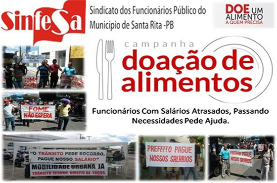 Santa Rita campanha por doação de alimentos jul2016