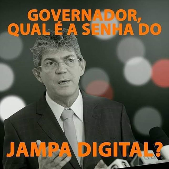 Jampa Digital internautas cobram senha ao governador