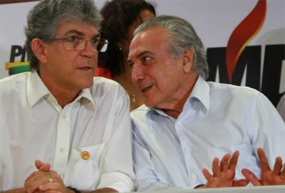 Temer e Ricardo Coutinho