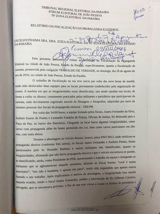 Caso pancadaria carreata Cida ação de fiscais