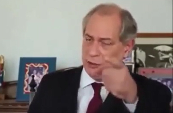 Video Ciro Gomes desafia Moro