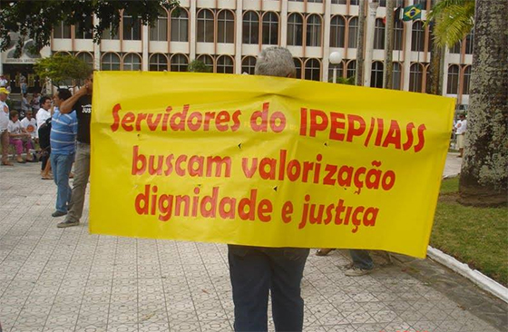 Ipep servidores protesto