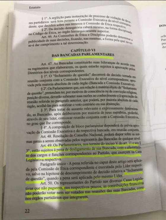 PMDB estatuto Veneziano