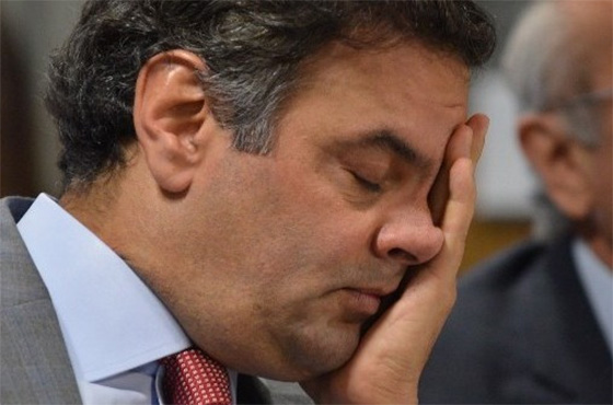 Aécio Neves no fim