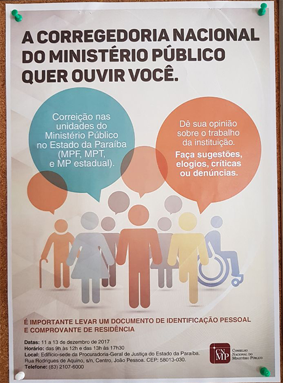 Correição no MP campanha