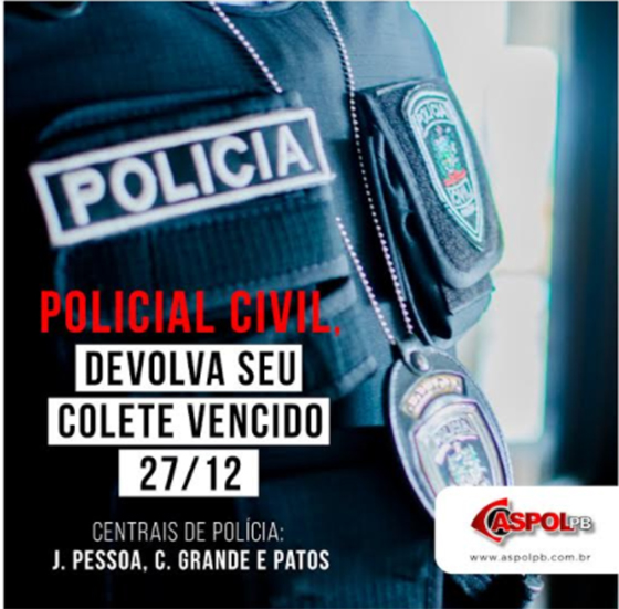 Policiais civis entregam coletes vencidos 27dez2017