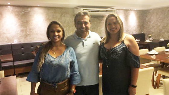 Genival com prefeita de Joca Claudino