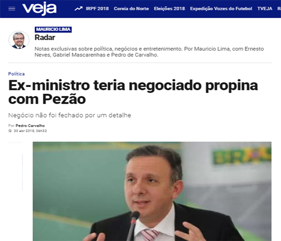 Aguinaldo e Pezao na Veja 30abr2018