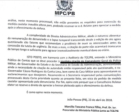 Caso Euller citação de procurador