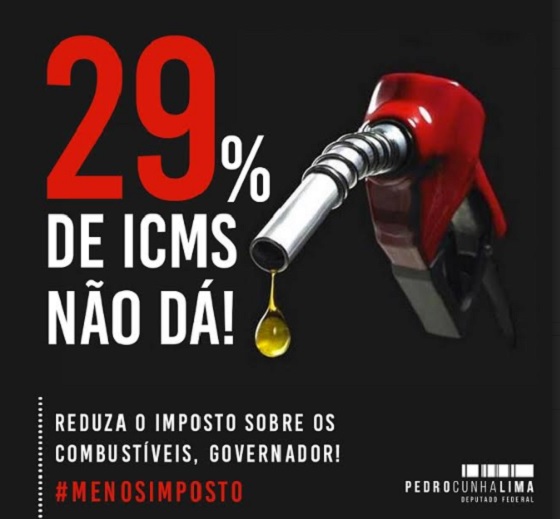 Campanha de deputado contra 29% de impostos na PB